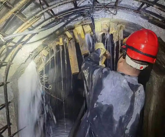 横林镇大坝堵漏