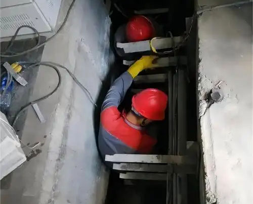 横林镇电缆沟堵漏