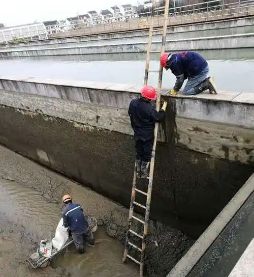 横林镇污水池堵漏